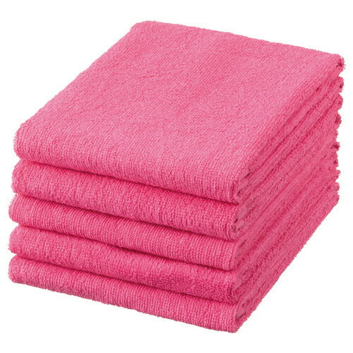 三和 業務用スレン染めフェイスタオル ピンク vn240pi-tn     三和 4560393693907（10セット）