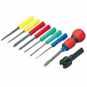 ANEX アネックス POP電工グリッドライバーセット 兼古製作所 4962485101640（10セット）