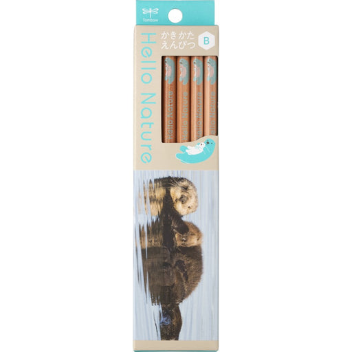 トンボ 書き方鉛筆ハローネイチャーＳＴ KB-KHNST2-B　4901991022889