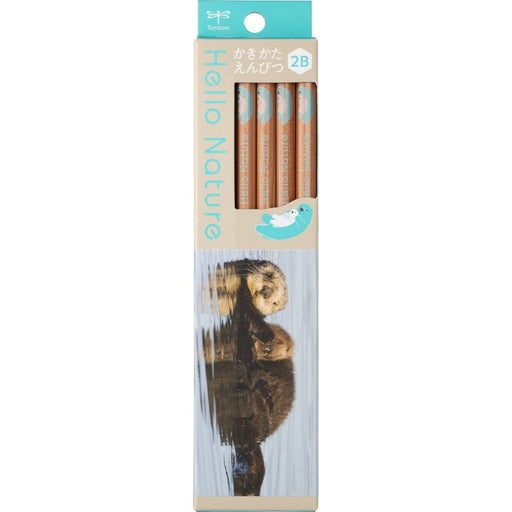 トンボ 書き方鉛筆ハローネイチャーＳＴ KB-KHNST2-2B　4901991022896