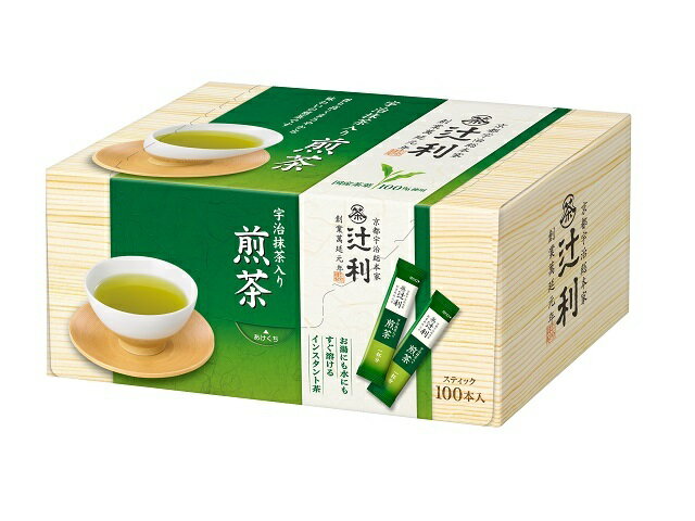 辻利 宇治抹茶入煎茶スティック 0.8GX100ﾎﾝ　4901305410005