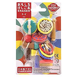 ブリスターパック おもしろ消しゴム トイ イワコー 4991685170064（10セット）