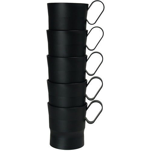 ストリックスデザイン 200～270ml対応 カップホルダー ブラック(5コ入) ストリックスデザイン 4961384665505（10セット）