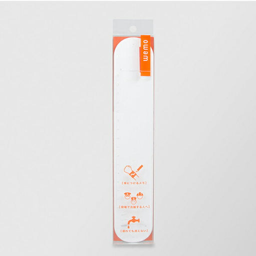 WEMO ウェアラブルメモ 消せるタイプ 白 コスモテック 4589881050046（10セット）