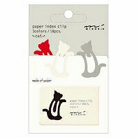 インデックスクリップ ネコ柄 18個入 デザインフィル 4902805432351（10セット）