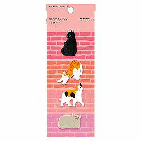 デザインフィル マグネットクリップ ネコガラ デザインフィル 4902805433242（10セット）