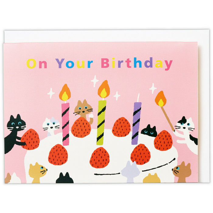 日本ホールマーク ＧＨＢ立体ＧＫネコピンク２ 817718 4961099817718（6セット）