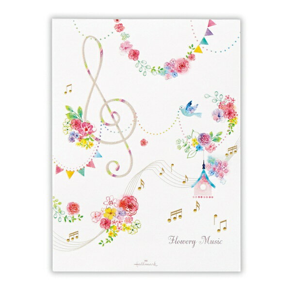 日本ホールマーク パッドフラワリーミュージック２ 818968　4961099818968（6セット）