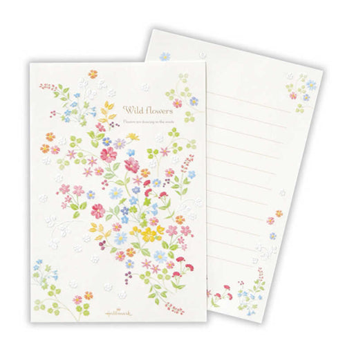 日本ホールマーク 葉書箋ワイルドフラワー２ 819866　4961099819866（6セット）