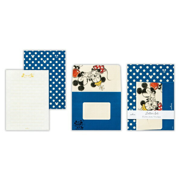 日本ホールマーク セットＤＮミッキードット青２ 819255　4961099819255（6セット）