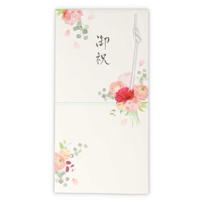 日本ホールマーク 祝儀封筒御祝ピンクバラ２ 820442　4961099820442（6セット）