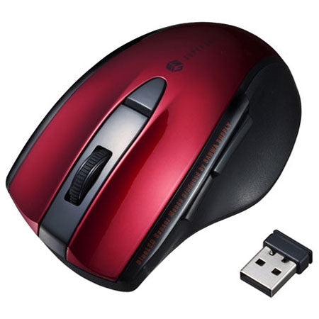 サンワサプライ 静音ワイヤレスブルーＬＥＤマウス MA-WBL166R　4969887697979（10セット）