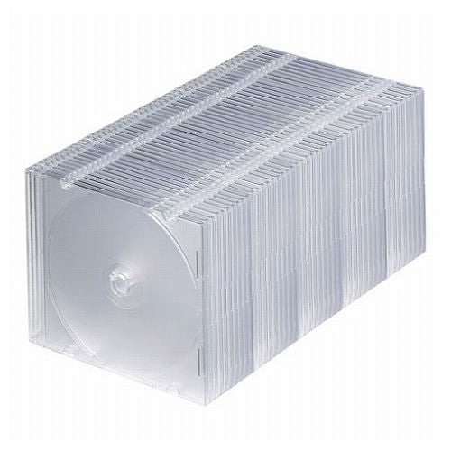 サンワサプライ ＢＬＵ－ＲＡＹ・ＤＶＤ・ＣＤケース FCD-PU50CLN2 4969887314432（10セット）