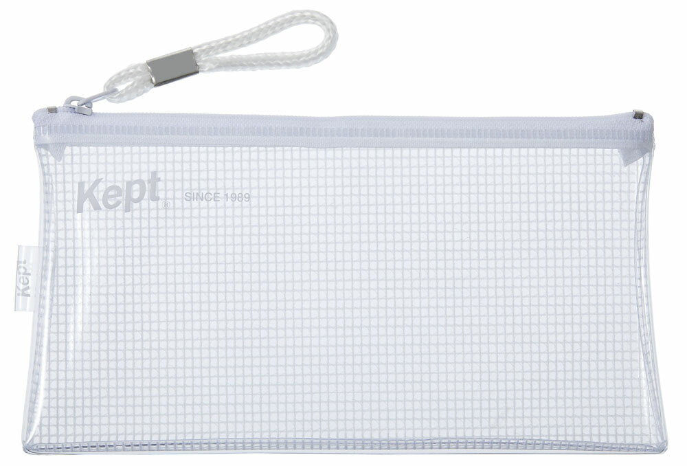 Keptクリアペンケースホワイト KPF603W レイメイ藤井 4902562485096（10セット）