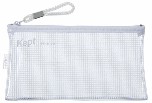 Keptクリアペンケースホワイト KPF603W レイメイ藤井 4902562485096（10セット）