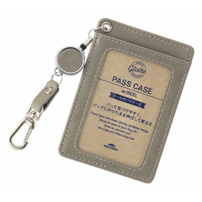レイメイ グロワールリールツキパスケースグレー GLP1304N 4902562513195（2セット）