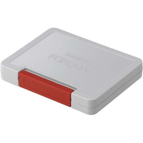 シヤチハタ フォアコートスタンプ台 中型 赤 シヤチハタ 4974052562020（10セット）
