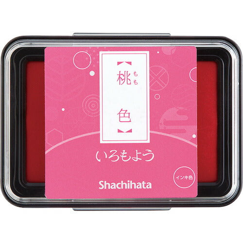 シャチハタ  スタンプパッド いろもよう 桃色(モモイロ) HAC-1-LP /4974052660566（10セット）
