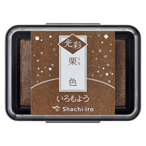 シャチハタ いろもよう光彩栗色 HAC-1G-BR　4974052671135（10セット）