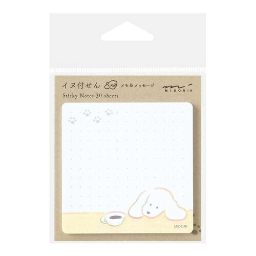 ミドリ 付せん紙コーヒーとイヌ 19098006 4902805190985（5セット）