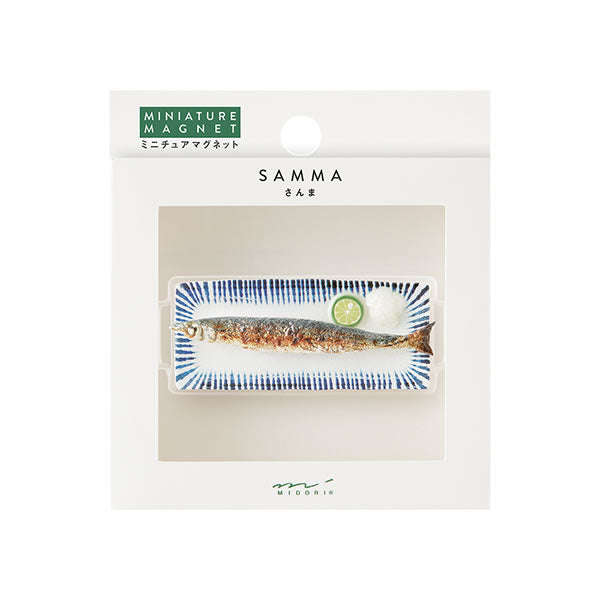 ミドリ マグネット１個入さんま柄 43412006 4902805434126（3セット）