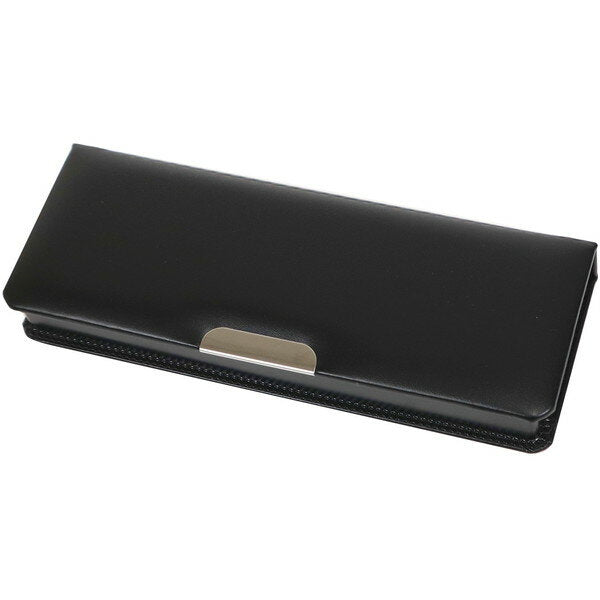 クツワ 合皮筆入（ブラック） CB302BK　4901478194863（10セット）