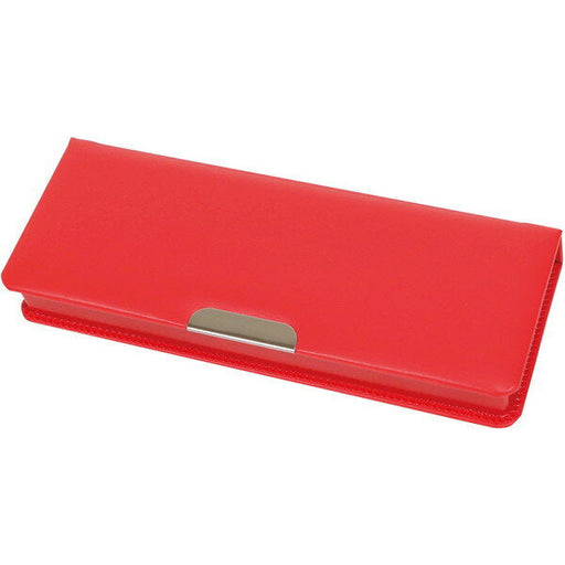 クツワ 合皮筆入（レッド） CB302RD　4901478194870（10セット）