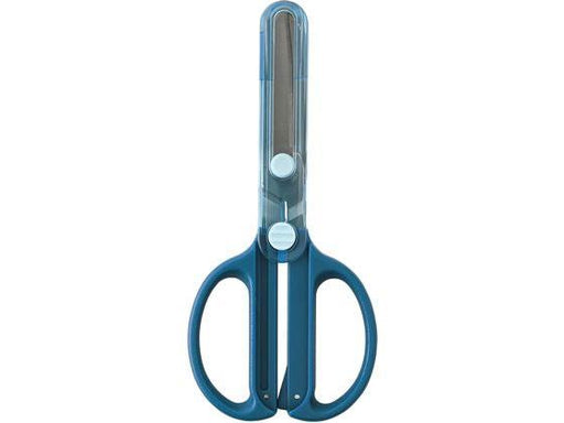 クツワ キャップ一体こどもハサミ SS122NB　4901478196096（5セット）