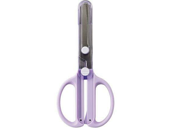 クツワ キャップ一体こどもハサミ SS122PU 4901478196102（5セット）