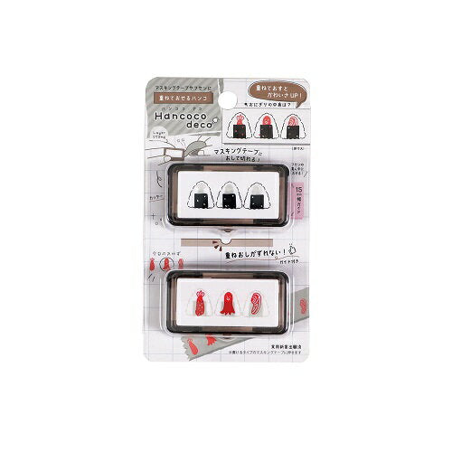 クツワ ハンココデコ・おにぎり DE015B 4901478197710（3セット）