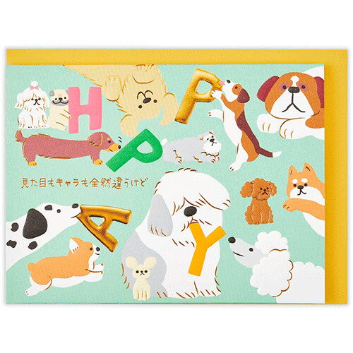 日本ホールマーク ＧＨＢリッタイユルアニマルイヌ 840082 4961099840082（6セット）