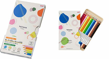 ミツビシ 色鉛筆トイロノ１２色 TR12C 4902778320198