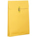 高春堂 ピース封筒 マチ付保存袋 A3マチヒモ付カーデックス177kg 黄 ピースラッピング 132（10セット）