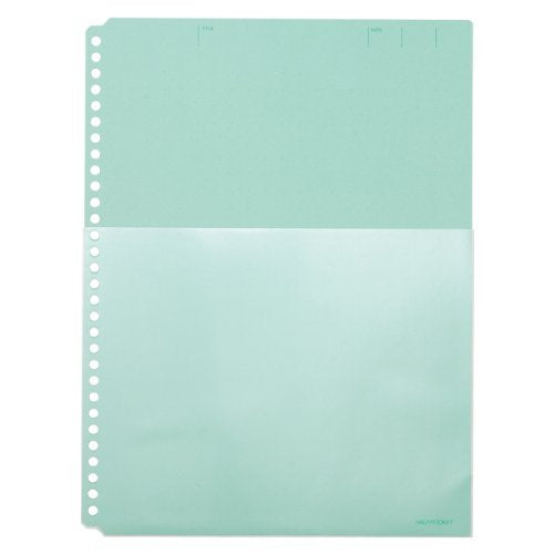 キングジム ハーフポケット厚口 108HP A4S 緑（10セット）