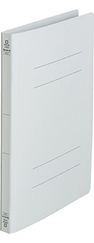 キングジム フラットファイルクイックイン A4 4432 グレー（10セット）