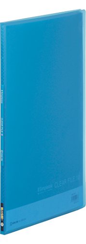 キングジム クリアーファイル シンプリーズ（透明）10P A4 186TSPH 青（10セット）