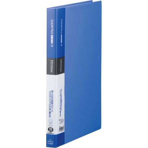 キングジム クリアーファイル シンプリーズ 差替式 A4 15P 138SP 青（10セット）