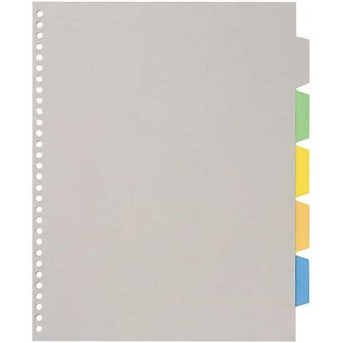 キングジム カラーインデックスA4（30穴） A4 7907P（10セット）