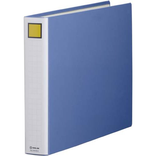 キングジム キングファイル A3 ヨコ 400枚収納 両開き 3404EA 青（10セット）