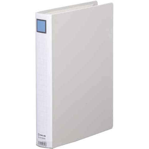 キングジム キングファイル A4 タテ 300枚収納 両開き 2473GXA グレー（10セット）
