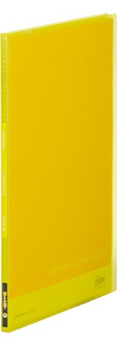 キングジム クリアーファイル シンプリーズ（透明）10P A4 186TSPH 黄（10セット）