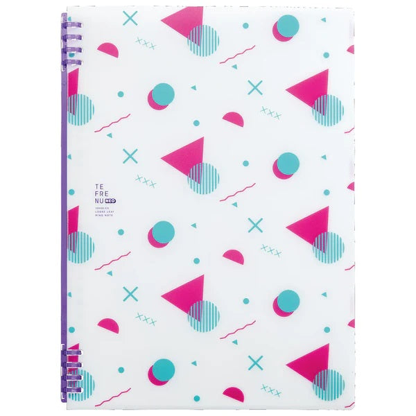 キングジム_リングノート「テフレーヌ」ネオA4_シロ9856TTENE-003/4971660062720（5セット）