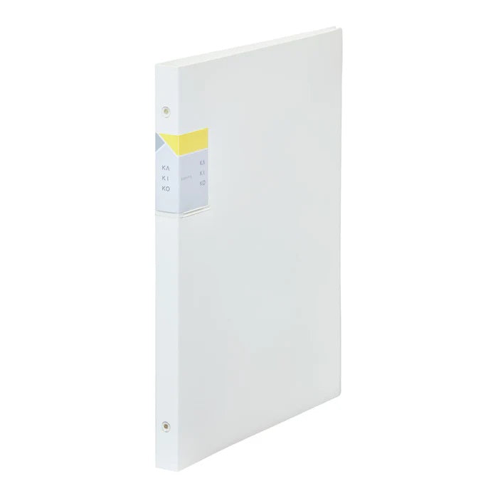 King Jim_Clear File Kakiko Replaceable 10 Sheets 20 Pockets White 8682-W/4971660062560