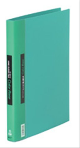 キングジム クリアーファイル カラーベース 差替式 A4S 139 緑（10セット）