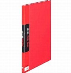 キングジム クリアーファイル カラーベース A4 （S型） 20枚 132C 赤（10セット）
