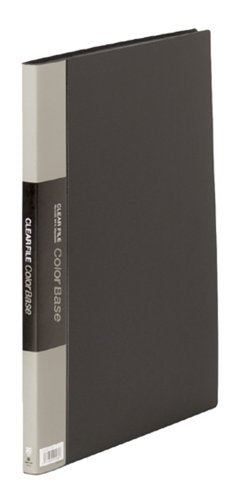 キングジム クリアーファイル カラーベース B4 （S型） 20枚 タテ 142C 黒（10セット）
