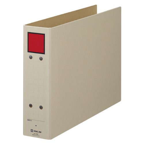 キングジム 保存ファイル A4E 4385 赤（10セット）
