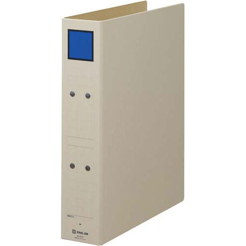 キングジム 保存ファイル 青 A4 4375アオ（10セット）