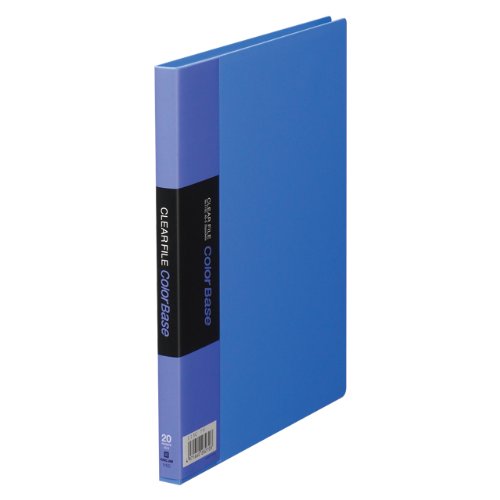 キングジム クリアーファイル カラーベース A5 （S型） 115C 青（10セット）