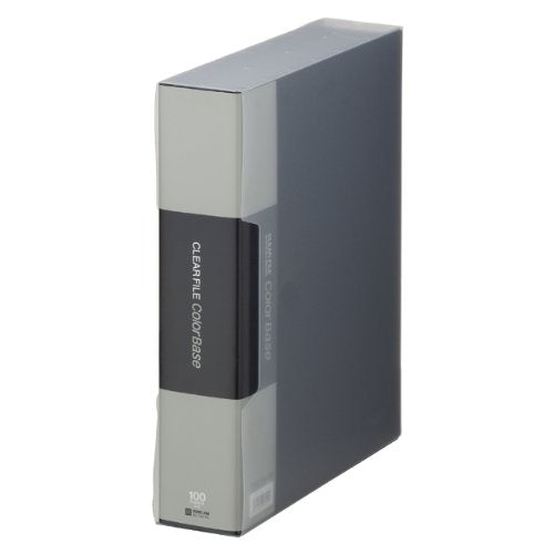 キングジム クリアーファイル カラーベース クイント A4S 132-5C 黒（10セット）